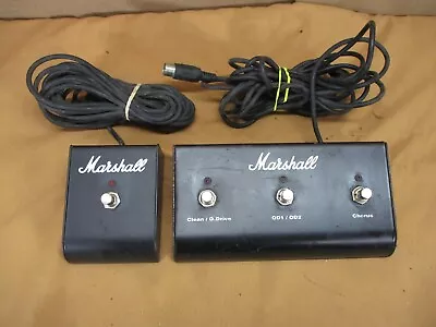 2 Vintage MARSHALL Guitar Amp Footswitches Single And Triple OD1/OD2 • $119.99