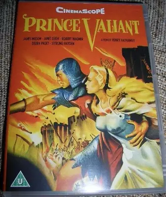 Prince Valiant 1954 (DVD 2010) - James Mason - Janet Leigh - Robert Wagner • £10.95