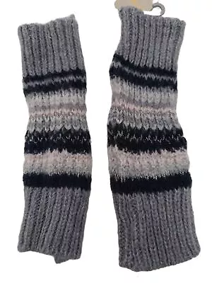 Accessorize Women's Gloves Grey Graphic 100% Other Arm Warmer • £7.50