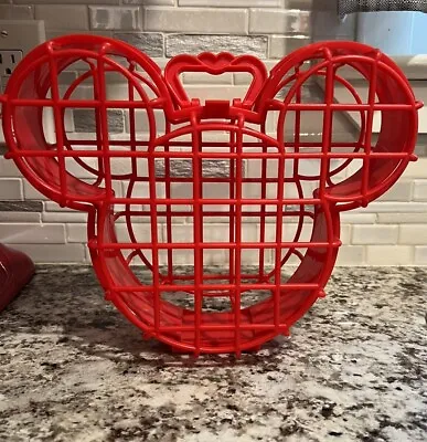 Rare Disney Mickey Mouse Red Basket • $8