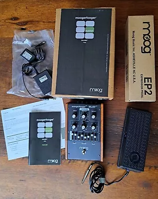 Moog Moogerfooger MF-105 MuRF  Power Adapter Box Manual FS-1 Switch EP-2 Pedal • $895