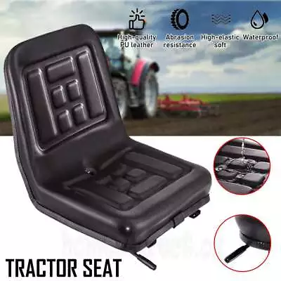 Tractor Seat Chair Forklift Excavator Mower Universal Suspension Replacement PU • $69.55