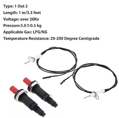 2-pack Universal Piezo Spark Igniter Push Button Gas Fireplace Grill BBQ Stove • $9.99