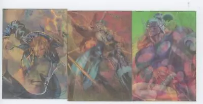 Marvel Ultra Onslaught Mirage Chase Card Set 3 Cards Fleer Skybox 1996 • $146.95