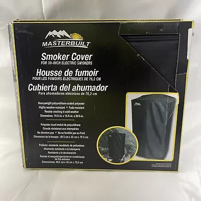 MASTERBUILT 30 Inch Electric Smoker Weather Resistant Cover BLACK • $15.99