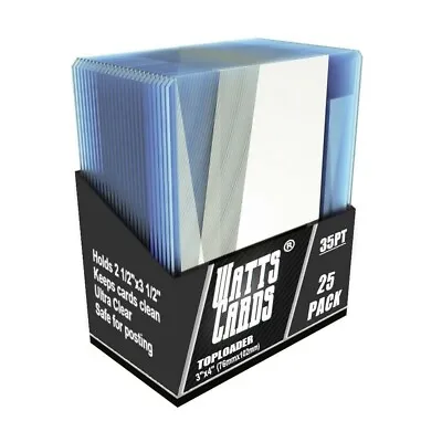 Toploaders - Clear Hard Card Sleeves MTG/Pokemon/YuGiOh - Top Loaders (10-1000) • £99.95