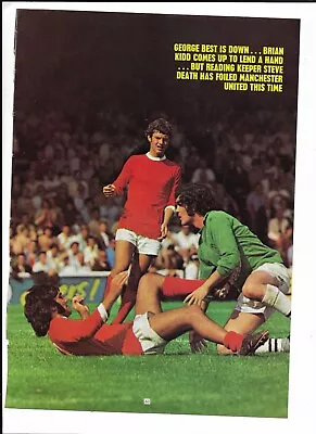 £1.50 • Buy Magazine Picture Of George Best - Brian Kidd - Steve Death App. Size 19.5 X 27cm