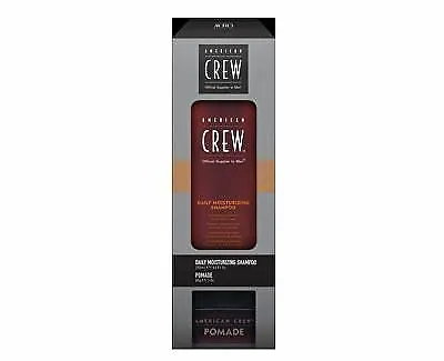 £12.98 • Buy American Crew - Get The Look Pack Daily - Shampoo 250ml And Pomade 85g