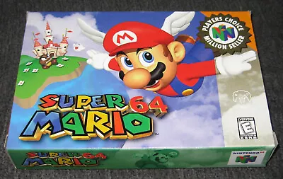 Super Mario 64 - Box Only (Nintendo 64 N64) Authentic • $89.99