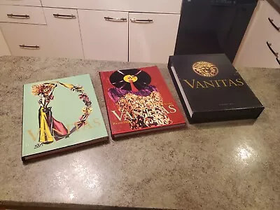 RARE 1990s VERSACE Vanitas HB Coffee Table Book Set Italian Language Vol 2 & 3 • $275