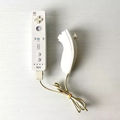 Genuine Nintendo Wii Remote + Nunchuck Controller - Tested & Working • $26.88