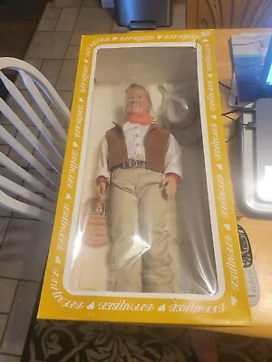 🤠1981 Effanbee Dolls John Wayne Brand New Slite Box Tare  The Duke  • $74.99