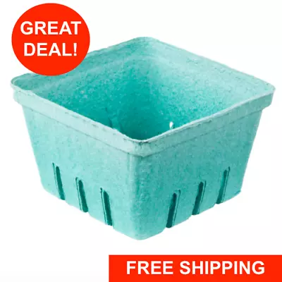 1 Qt. 250 Berry Basket Pulp Fruit Vegetable Garden Farm Market Produce Container • $59.99