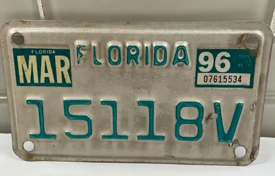 Vintage Florida  Motorcycle License Plate • $24.95