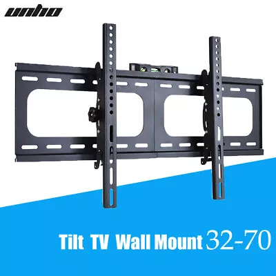 Adjustable Steel TV Wall Mount Bracket Fr 32-70 Sony Bravia Samsung Large Screen • $29.91