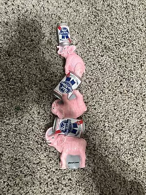 Pabst  Blue Ribbon PBR Pink Elephants PBRart Beer Tap Handle Rare • $269