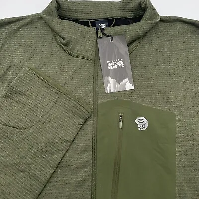 Mountain Hardwear Type 2 Fun Men's Army Green Full Zip Lightweight Jacket 2XL • $69.99