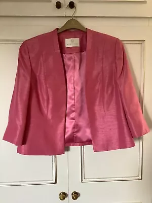 Jacques Vert Size 18 Pink Jacket Wedding/Occasion • £29.99