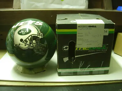 14# 5oz NIB 2013 Style VIZ-A-BALL NFL NEW YORK JETS Bowling Ball 7K040544C • $200