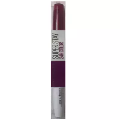 Maybelline Superstay 24 Hour Lip Color Lipstick Balm - Rich Ruby 830 New Boxed   • £4.25