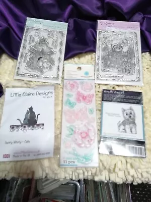 Clear Stamp Bundle - Hunkydory/martha Stewart/little Claire - Rare Westie Stamp • £33