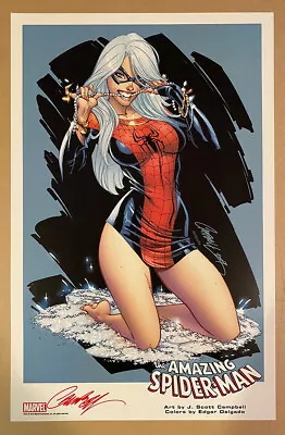 J SCOTT CAMPBELL Signed AMAZING SPIDER-MAN 607 11  X 17  ART PRINT MARVEL RARE! • $74.99