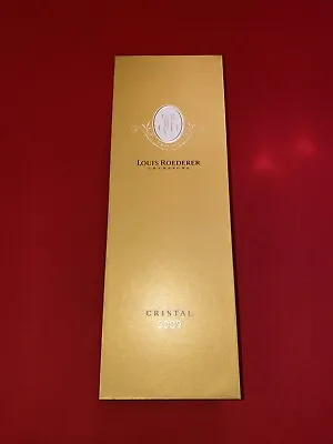 £15 • Buy EMPTY Louis Roederer Cristal Champagne Box