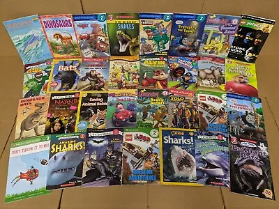 Lot Of 10 Level 2 BOOKS FOR BOYS~RL~Ready To-I Can Step Into Learn Read - RANDOM • $24.95