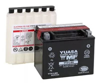 Yuasa YUAM3RH2S Ytx12-Bs Maintenance Free 12 Volt Battery • $86.50