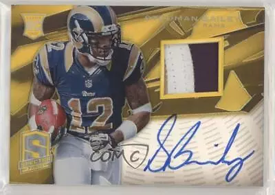 2013 Panini Spectra Gold Signature Materials /10 Stedman Bailey Rookie Auto RC • $11.74