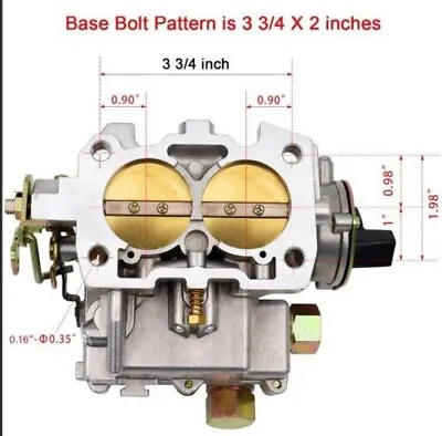 Marine Carburetor 2BBL For 2.5L 3.0L 4CYL Engines Mercruiser Rochester Mercarb • $150