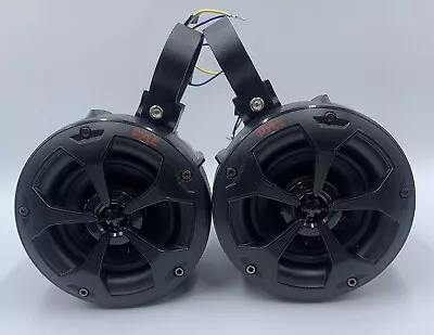 Pyle Waterproof Off-Road Speakers W/ ​Amplifier - 4  800W 2-Channel Marine Grade • $79.99