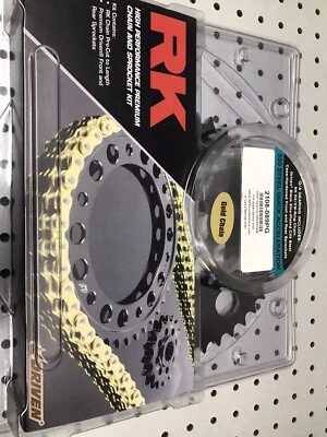 $175 • Buy RK Quick Acceleration Chain And Sprocket Kit For Kawasaki ZX10R 08-10