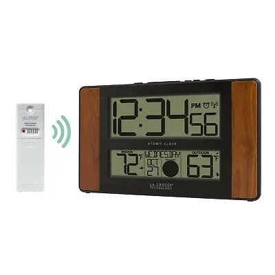 513-1417CH La Crosse Technology Atomic Digital Wall Clock TX141-BV2 - Open Box • $34.95