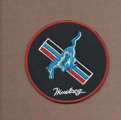 New 3 Inch Ford Mustang Iron On Patch Free Shipping • $4.99