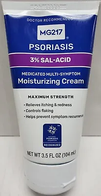 MG217 Psoriasis Max Strength Medicated Multi-Symptom Cream 3.5 Oz Exp 6/25 • $19.98