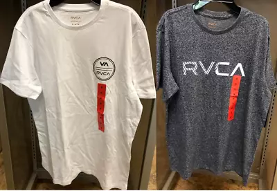 NEW! RVCA Men's  The Balance Of Opposites  Regular Fit T-Shirts Variety #450/451 • $15.99