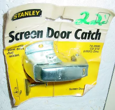 Vintage Wood Screen Porch Door Snappy Catch Closer Lot Stanley Hardware USA NOS • $14.99