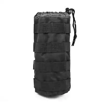 Tactical Molle Water Bottle Bag Outdoor Nylon Carrier Bag Holder Pouch Military • £8.99