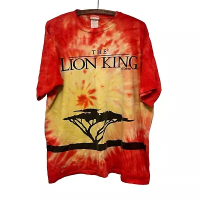 Vintage Disney The Lion King Mens XL Tie Dye T Shirt • $80