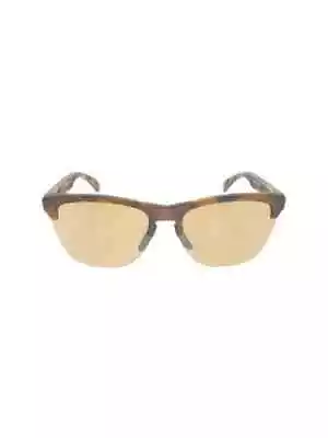 OAKLEY Frogskins Sunglasses Plastic Brown Men OO9374 1163 From JAPAN • $132.12