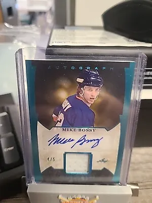 2023 Leaf In The Game Used Mike Bossy Patch Auto 4/5 • $75