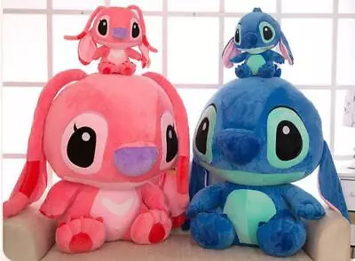 New Giant Cute Disney Blue Lilo Stitch Stuffed Animal Plush Toy Doll Party Gifts • $29.98