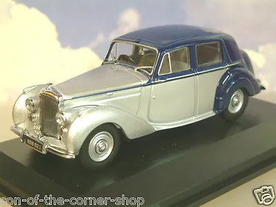 Oxford 1/43 1946-52 Bentley Mkvi Mk6 Midnight Blue/shell Grey (silver) Bn6004 • $55.49