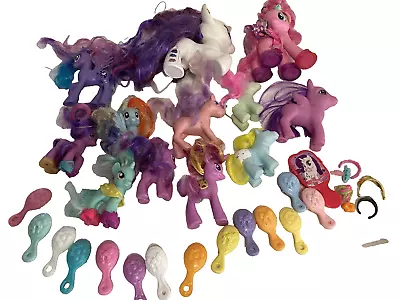 My Little Pony Mixed Lot Of 12  MLP  Ponies Brushable 15  Brushes • $29.99