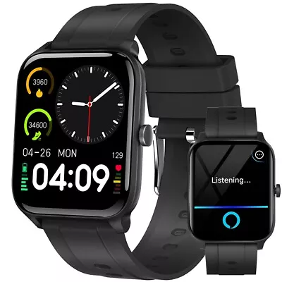 Smart Watch Fitness Tracker Heart Rate Blood Pressure Men Women Sport Watch IOS • £29.99