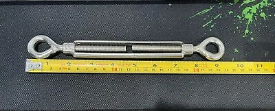 New M10 Eye And Eye Turnbuckle 3/8 Inch 10M Thick 304 Stainless Steel • $8.99