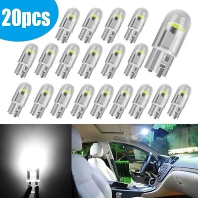 20PCS White T10 194 168 W5W 2825 LED Interior Map Dome License Plate Light Bulbs • $4.90