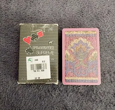 Vintage Piatnik Supreme Playing Cards Deck Made In Austria • $12.50