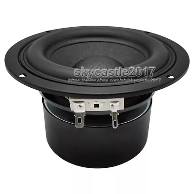 4.5  Inch 4/6/8Ohm 40W Hifi Bass Speaker Woofer Loudspeaker Subwoofer Horn 116mm • $39.92
